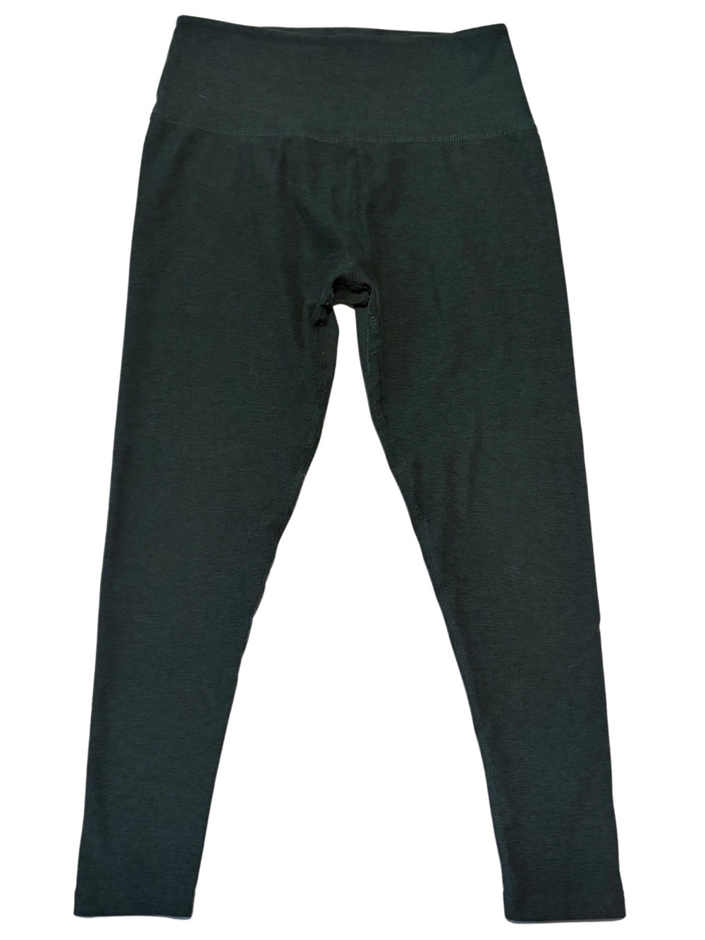 Beyond Yoga High-Rise Dark Green Heather Stretch Leggings